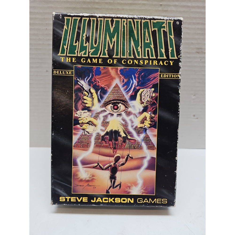 Illuminati: The Game of Conspiracy Deluxe Edition Card Game Steve Jackson Games